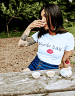 Load image into Gallery viewer, Matcha BAE - Busty Tee - Tea Strut