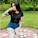 Load image into Gallery viewer, Perfect Pour - Crop Top - Tea Strut