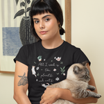 Load image into Gallery viewer, Tea, Plants, & Cats T-Shirt - Tea Strut