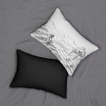 Load image into Gallery viewer, Tea Fields White Pillow - Tea Strut