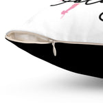 Load image into Gallery viewer, Why Can't We All Just Get Oolong Faux Suede Pillow - Tea Strut