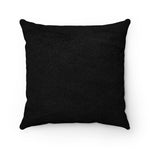 Load image into Gallery viewer, Tea Life Black Faux Suede Pillow - Tea Strut