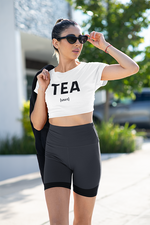 Load image into Gallery viewer, TEA shirt Crop Top - Tea Strut
