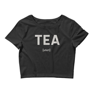 TEA shirt Crop Top - Tea Strut